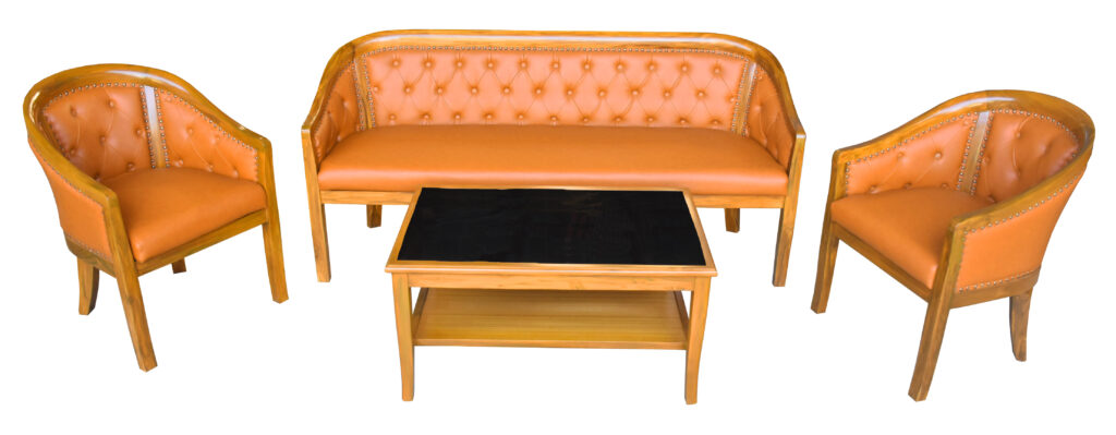 ชุด17เส้นหลังหุ้ม (สีธรรมชาติ)(เบาะหนังดึงกระดุม)