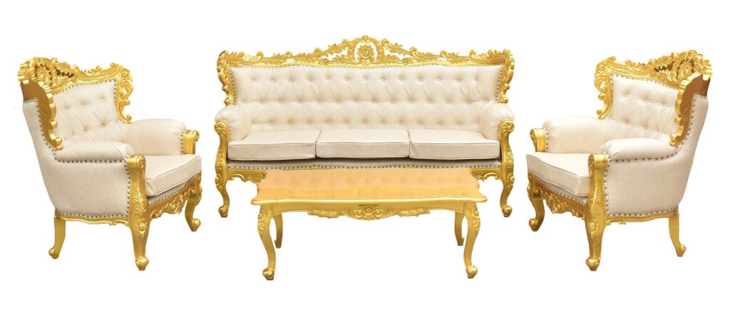 ชุดหลุยส์โอบมาลัย (สีพ่นทอง)